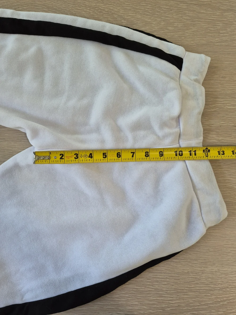 White and Black Logo Jogger Pants - Picture 10 of 13